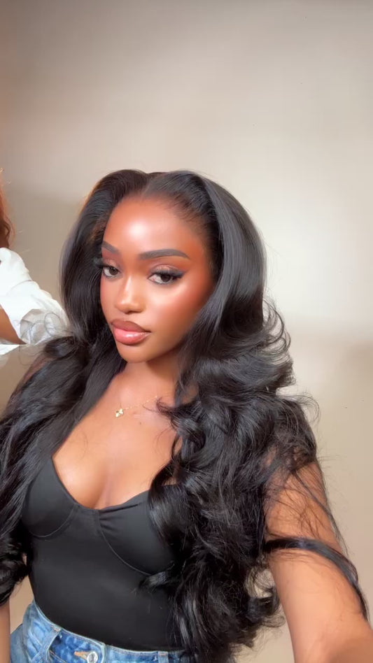 Caviar Silk Black Wig